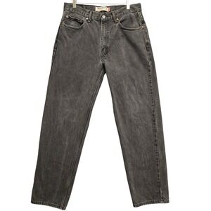 Levis 550 Relaxed Fit Jeans Mens 33x31 Faded Black Tapered Leg Denim Pant